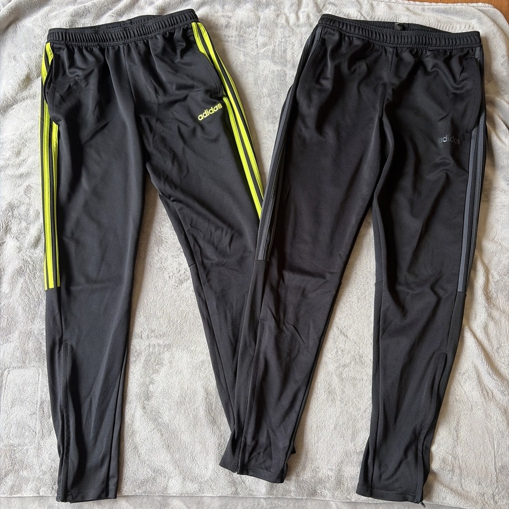 Lot Of 2 adidas Sereno 19 Climalite Running Training Pants Black Men's Medium